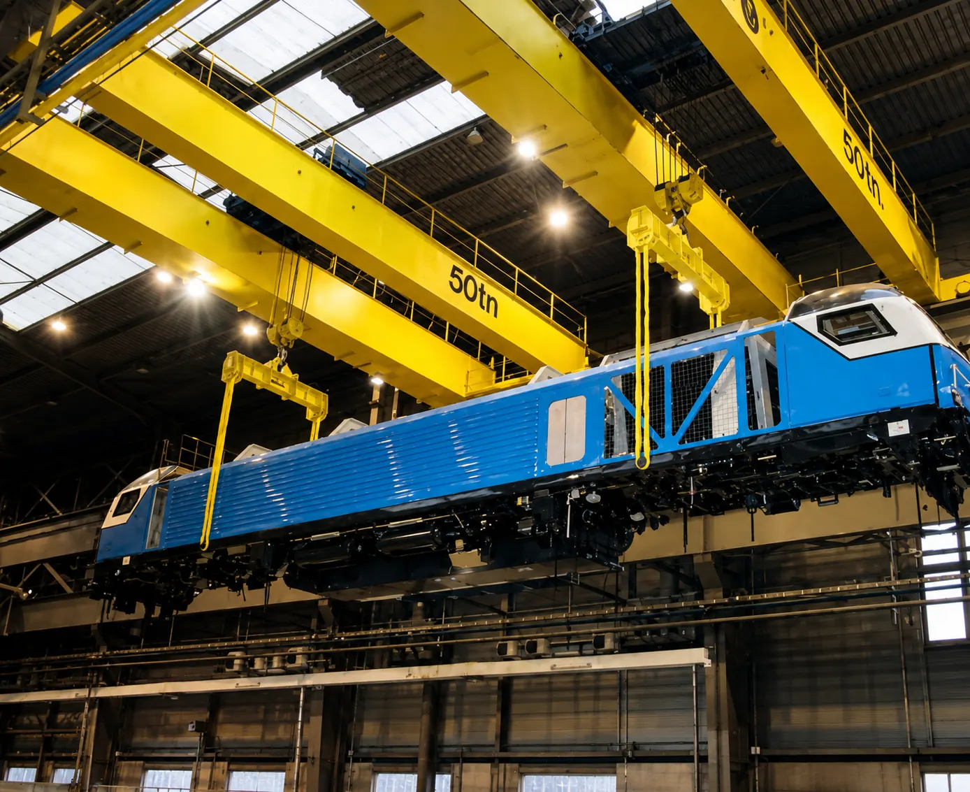 Proyecto de izado de material rodante ferroviario Bezabala